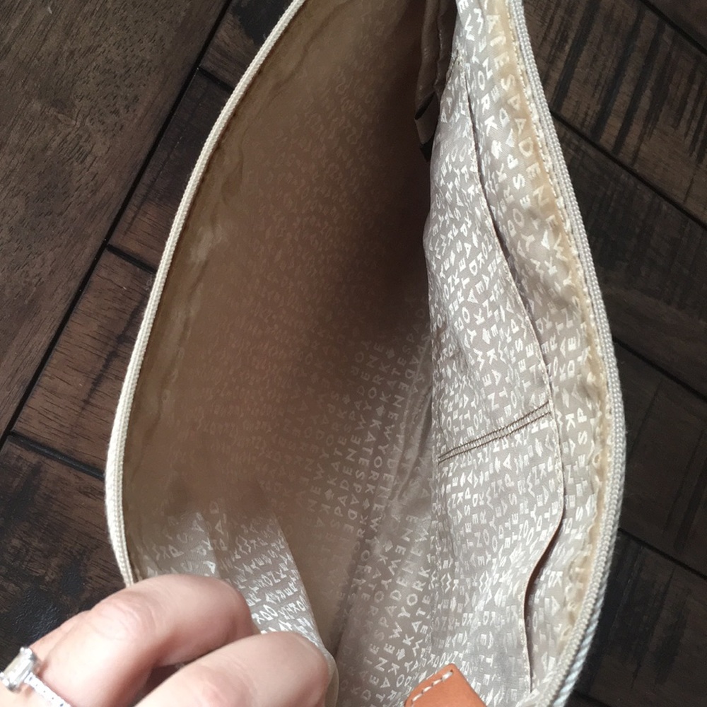 Kate Spade Large Clutch Soft Canvas - Picture 3 of 8